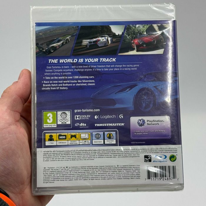 RARYTAS! Zafoliowana Gra GRAN TURISMO 6 - PS3 PAL Europa