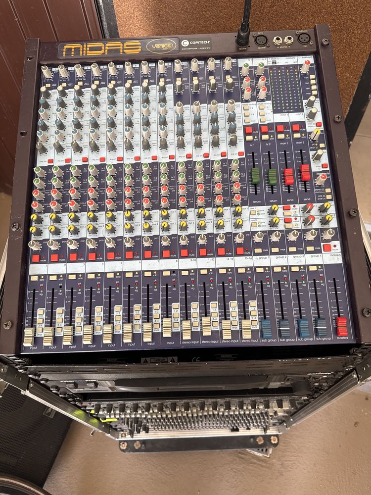 Midas venice shure Ur4D dbx bbe rack odsluchy.