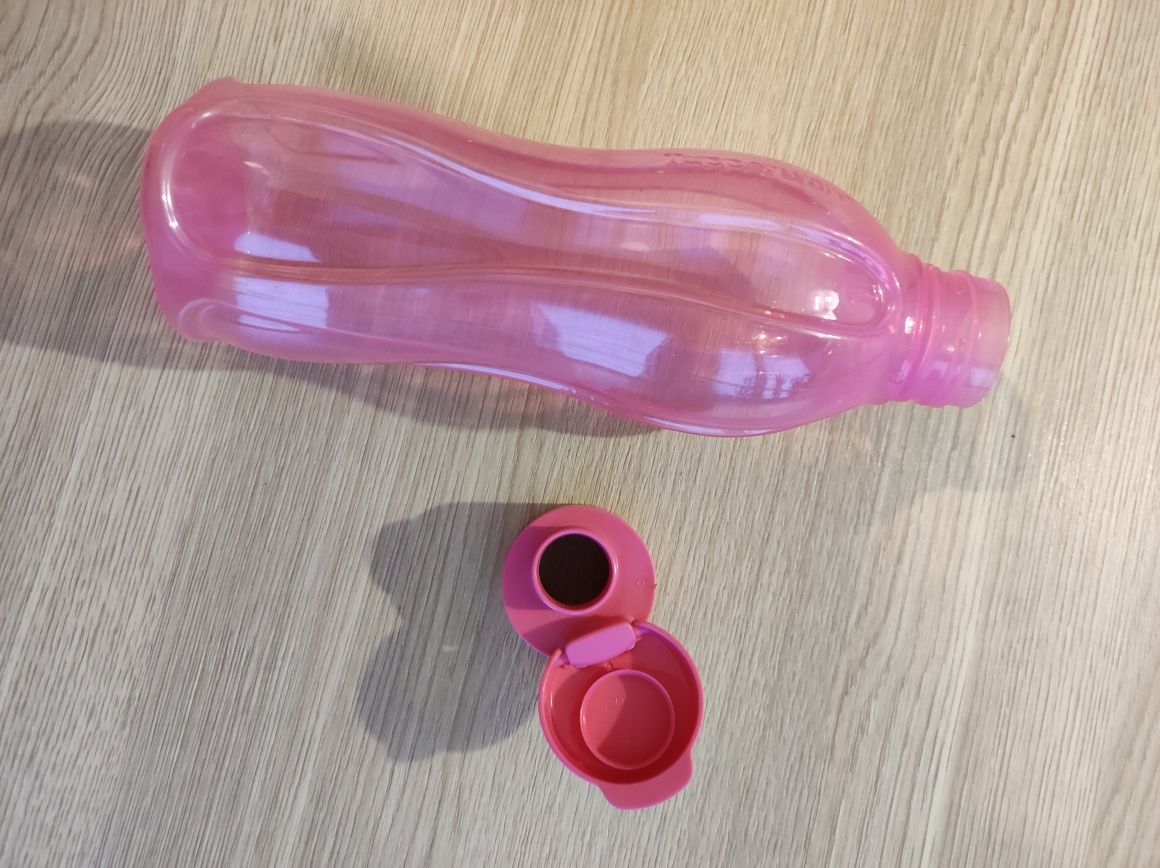 Butelka Eco by Tupperware różowa plastikowa