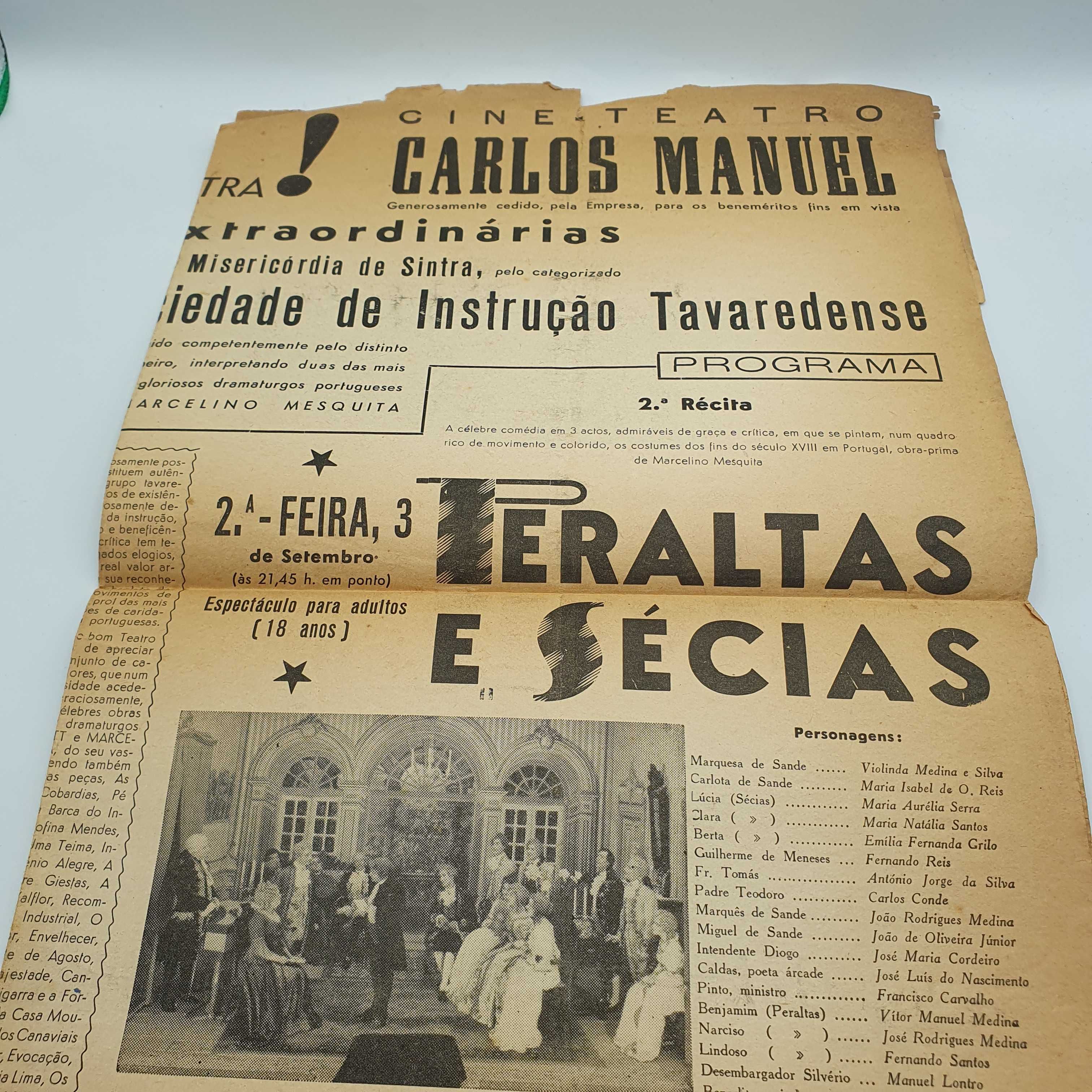 Poster - Cartaz Cine-Teatro Ref.Esc