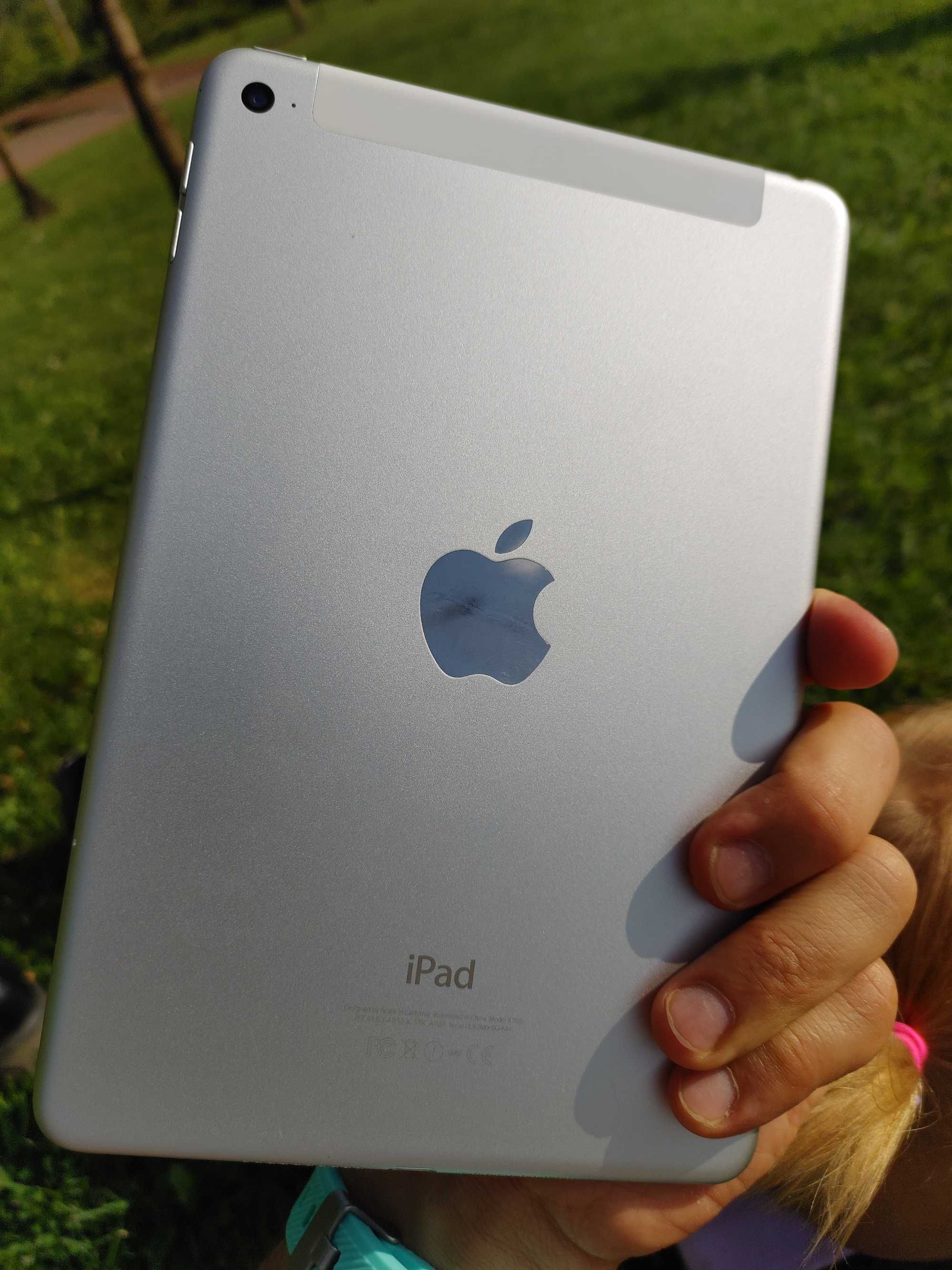 iPad mini 4 неверлок LTE Wi-Fi 3G 4G silver 16 Gb apple планшет