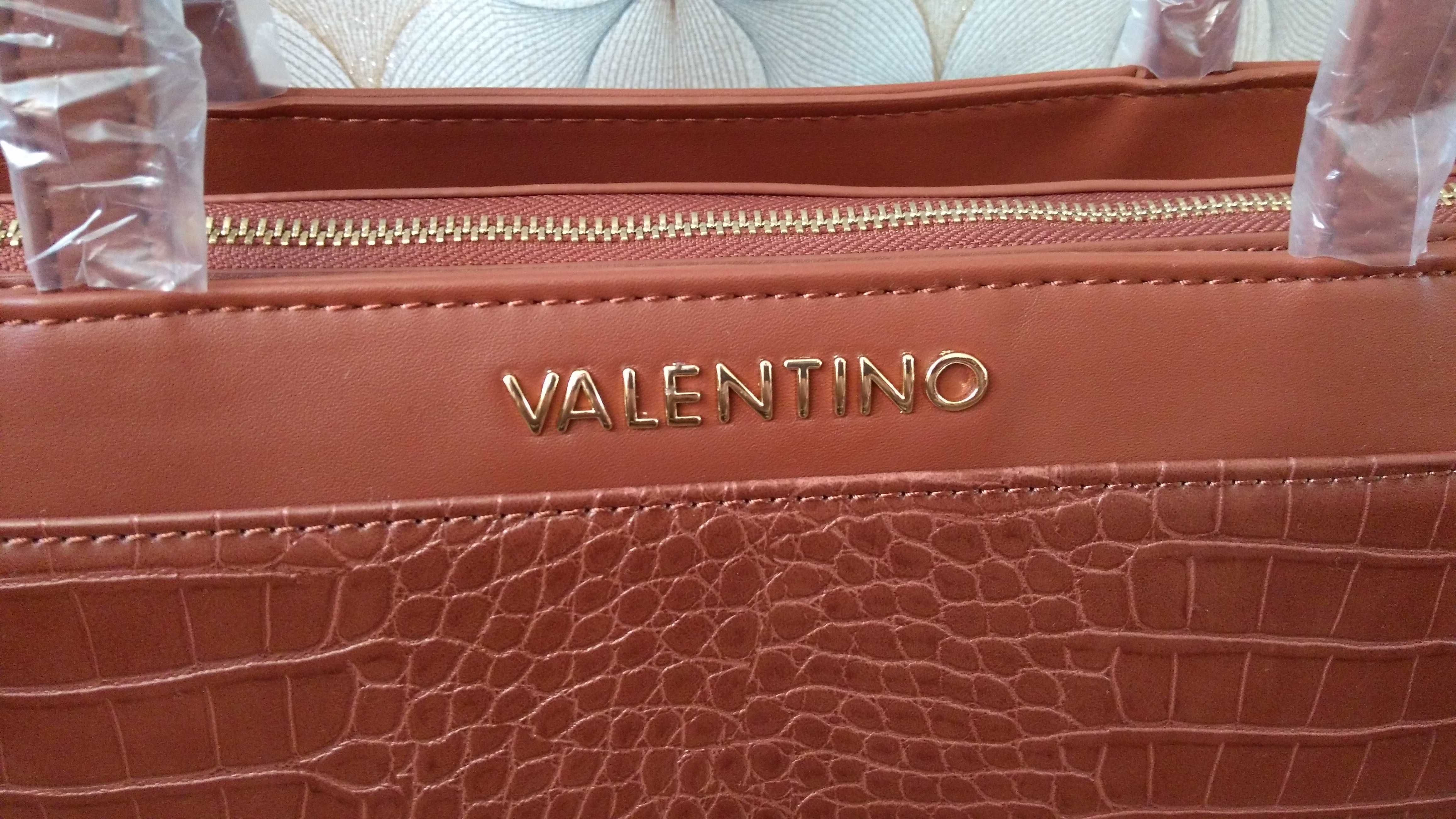 Torba Valentino shopper skóra krokodyla special croc premium zalando