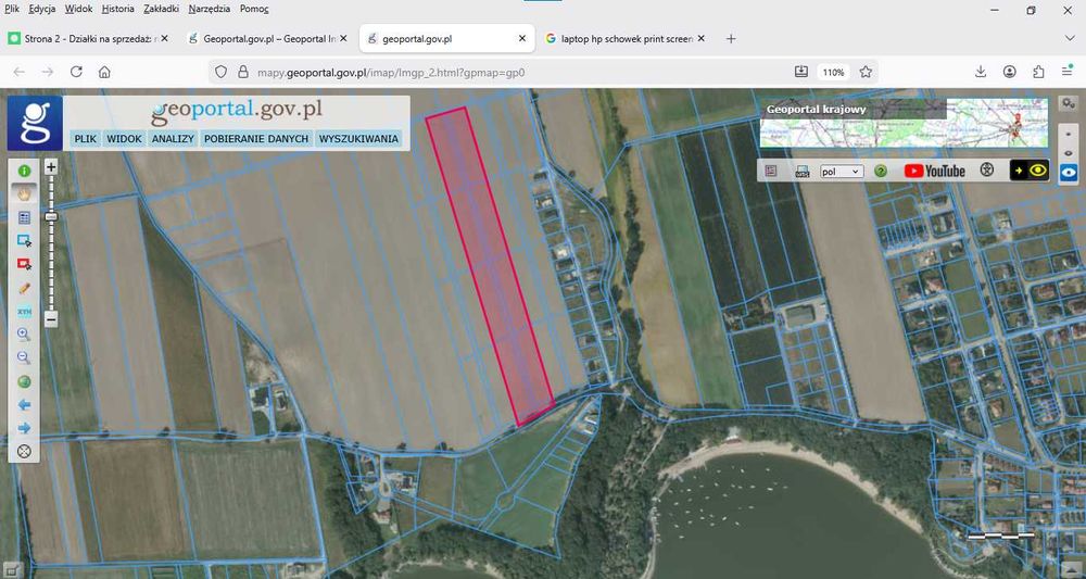 Atrakcyjne działki nad Jeziorem Nyskim w miejscowości Głębinów