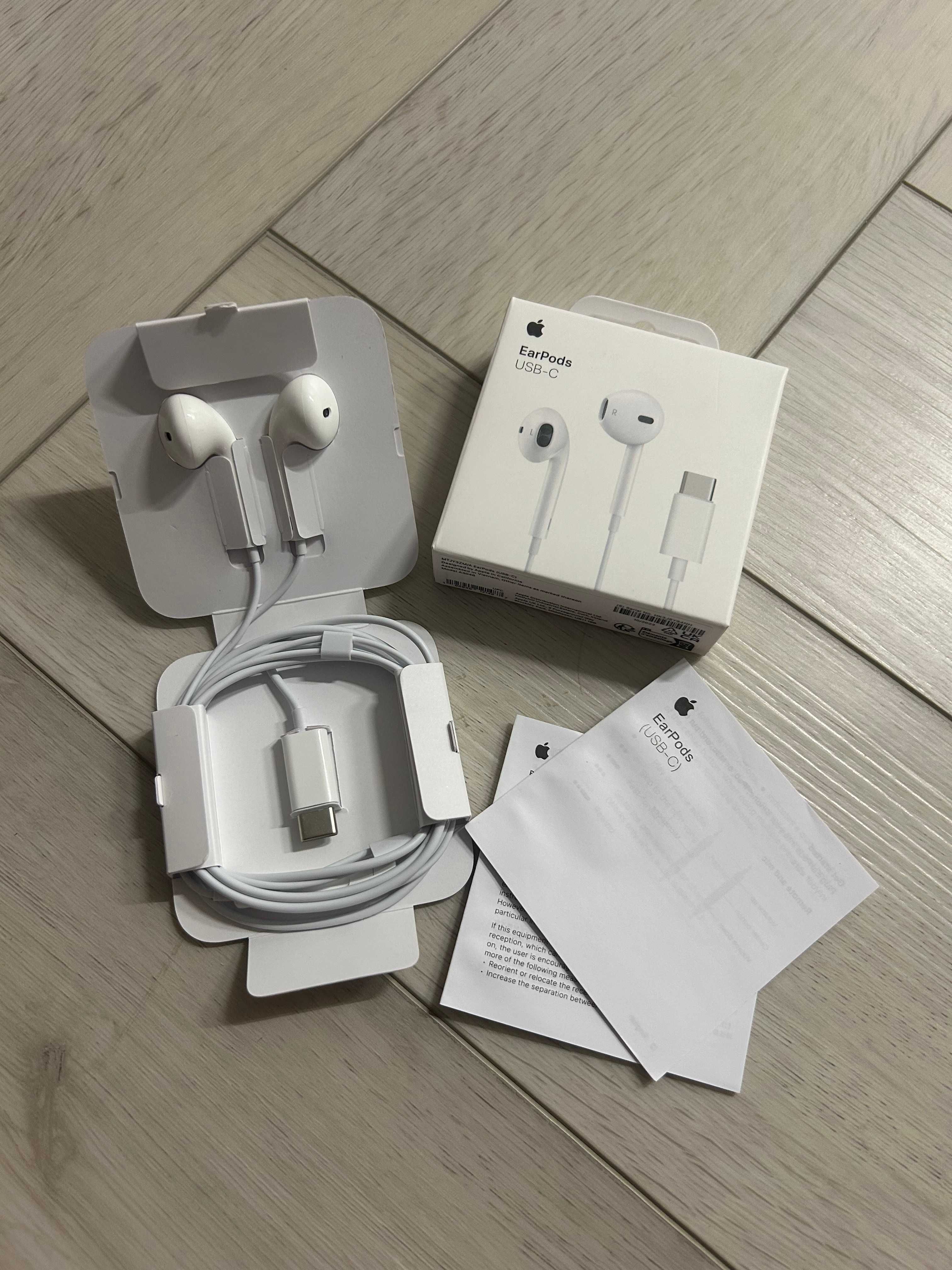 Apple Earpods USB-C навушники провідні з мікрофоном для айфона iphone