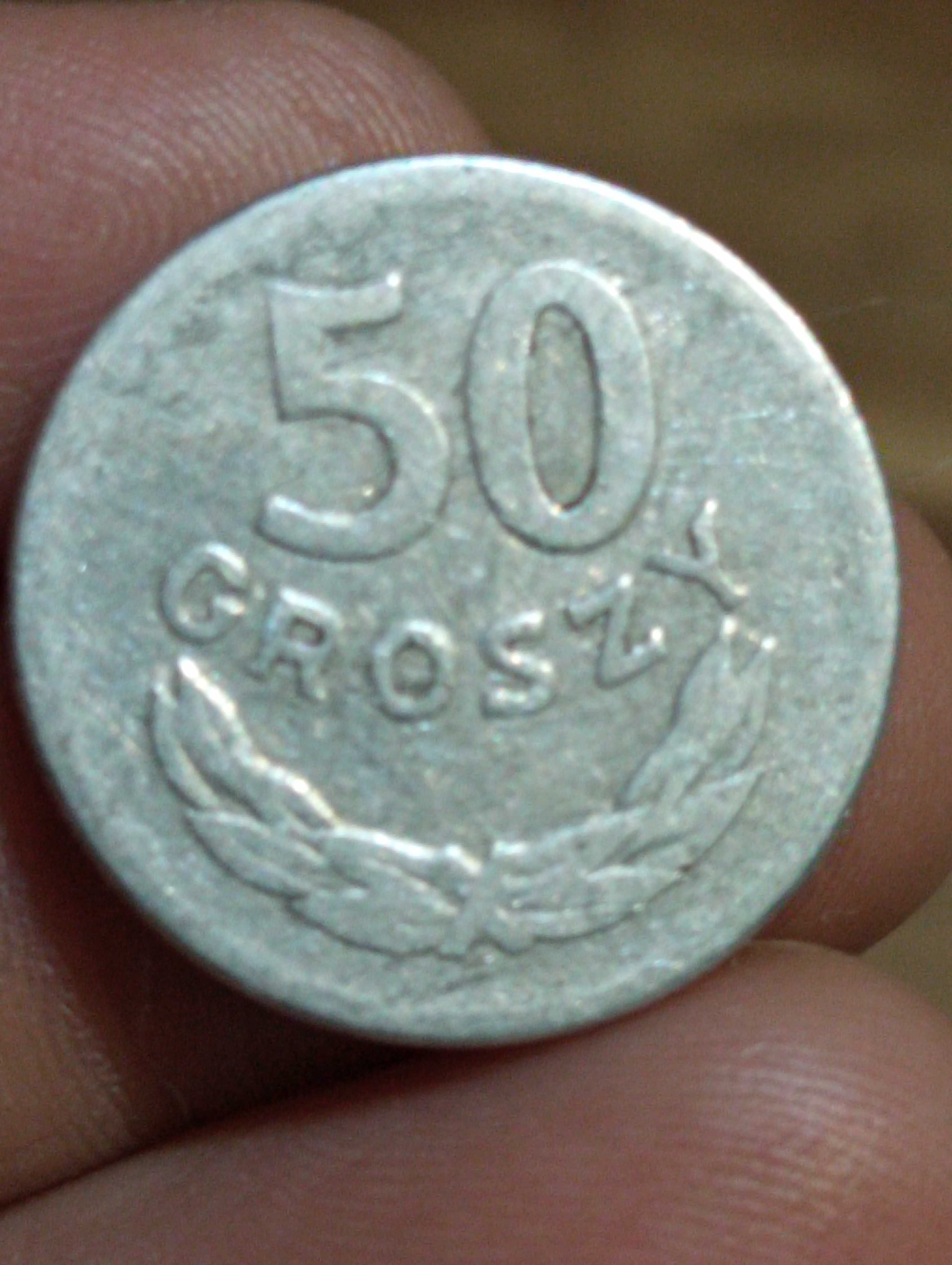 Sprzedam monete siodma 50 groszy 1965 rok
