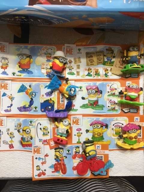 kinder Minionki w podróży pełna seria