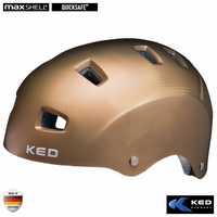 Kask rowerowy KED RISCO Złoty City "L" (57-62cm)