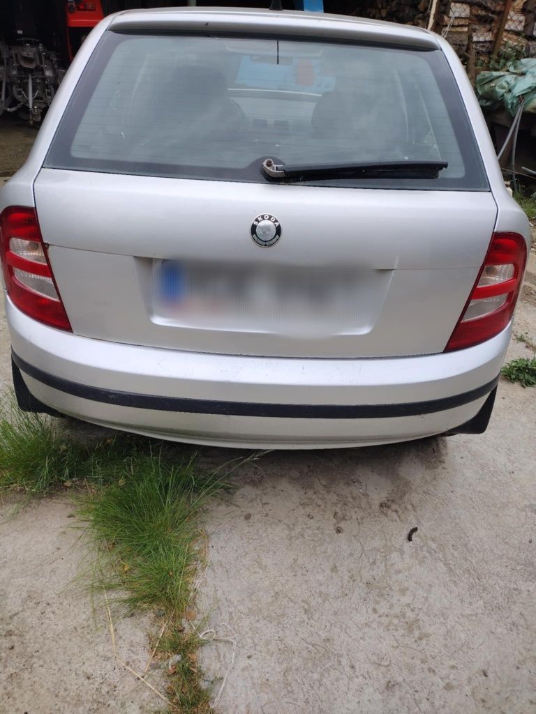 Skoda Fabia uszkodzona