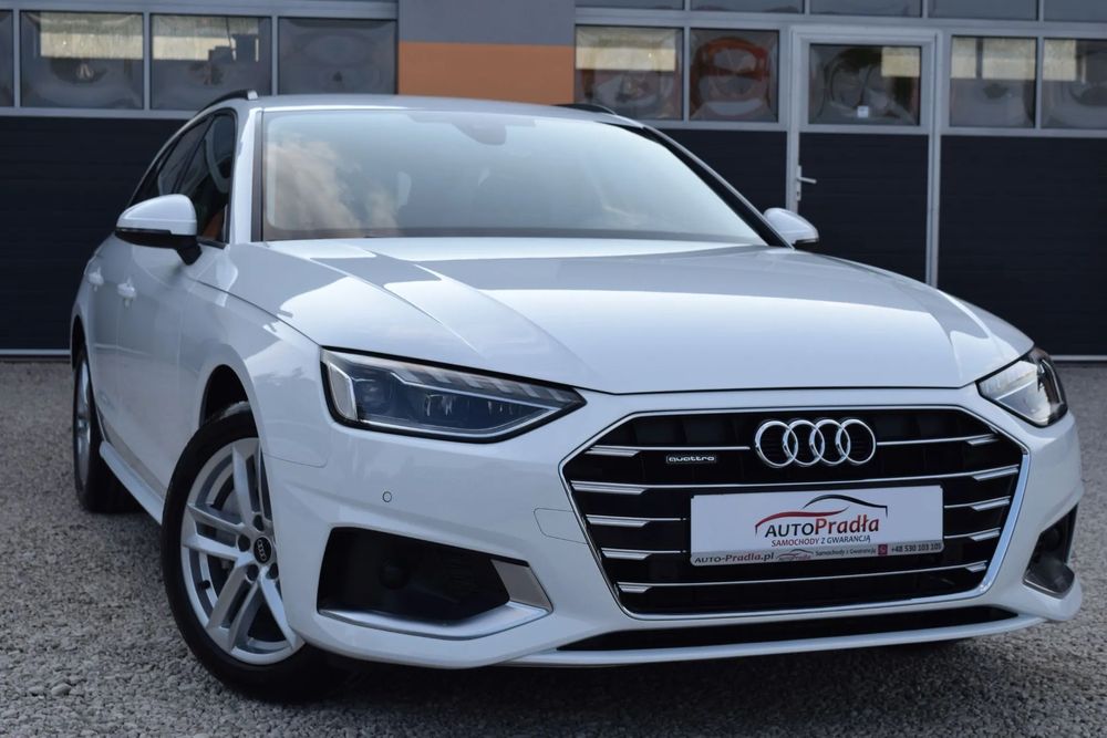 Audi A4 Avant 2.0 TDI 204PS Quattro S-tronic Fuul Ledy Matrix Łopatki VAT-23%