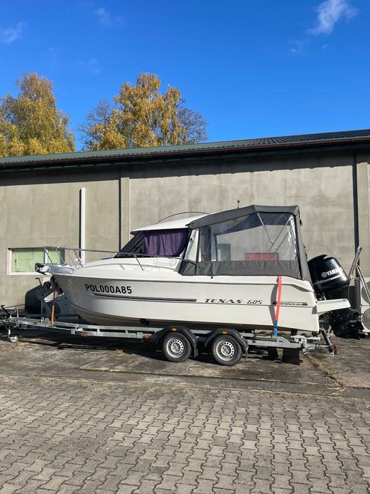 TEXSAS 605m   silnik YAMAHA 150km pierwsza rej.2022r ,przebieg 198mtg