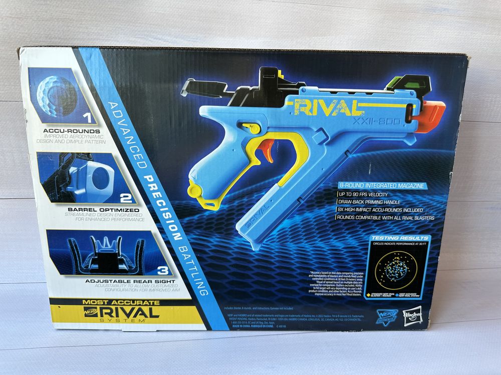 Nerf Rival Vision XXII-800 Нерф Рівал бластер оригінал