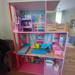 Duży domek dla lalek barbie 120 cm