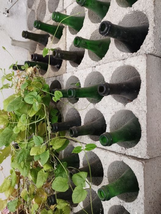 Blocos de Cimento para Garrafeira.