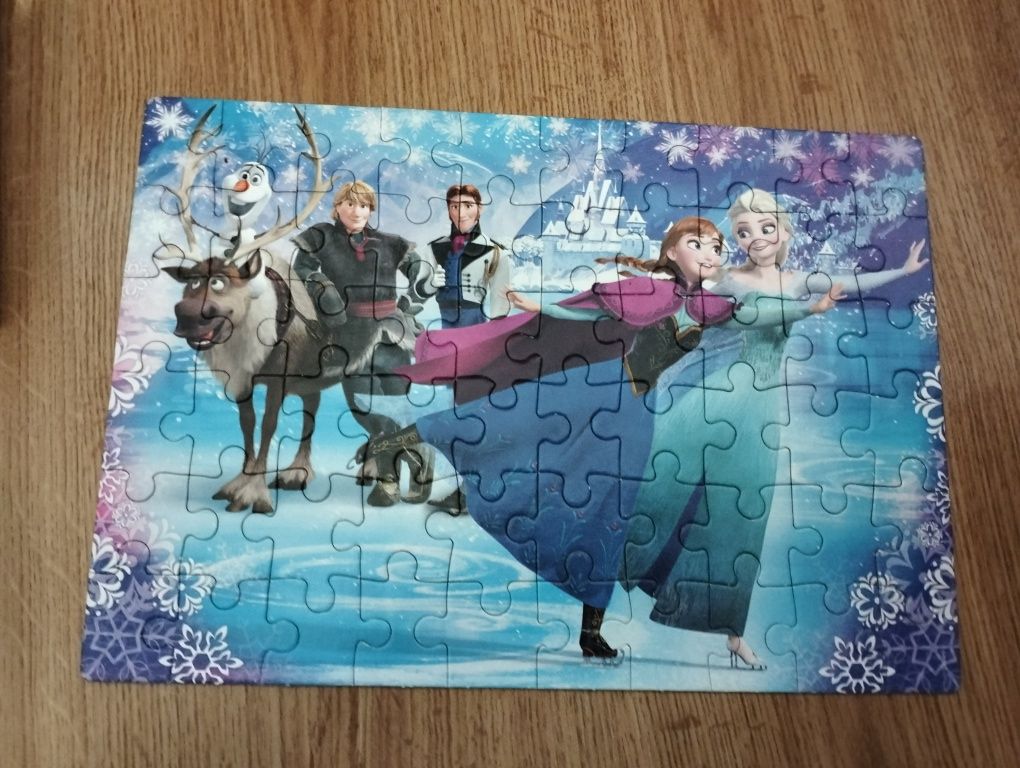 Puzzle Clementoni, Disney Frozen, Anna i Elza, 60 sztuk