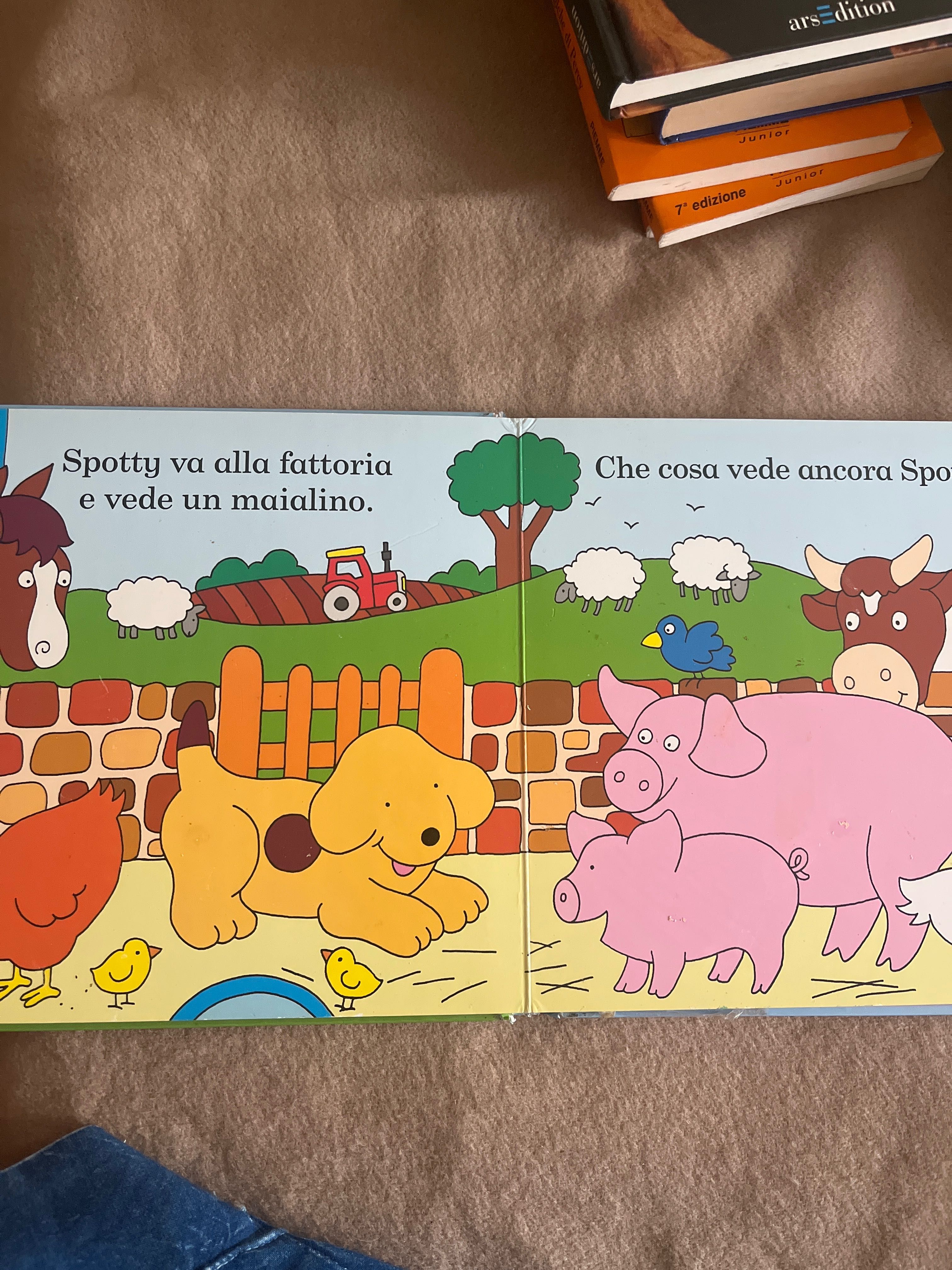 Книжка на итальянском для маленьких детей