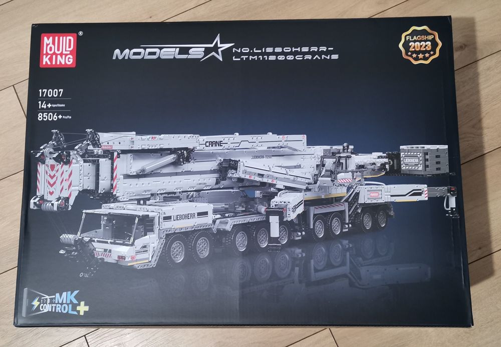 Mobilny żuraw LIEBHERR 17007 MOULD KING 8506 elementów NOWY