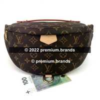 Torebka/nerka Louis Vuitton Bumbag canvas Monogram/skóra naturalna