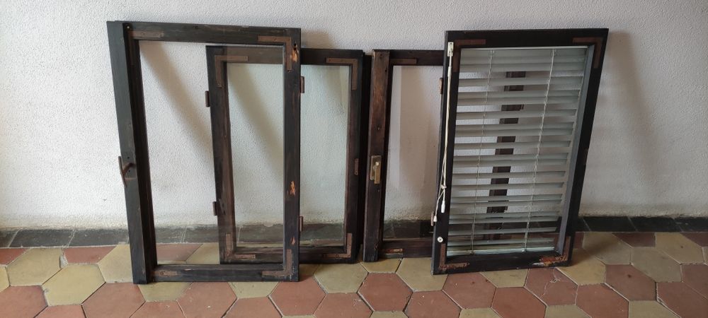 Okna drewniane 4szt.