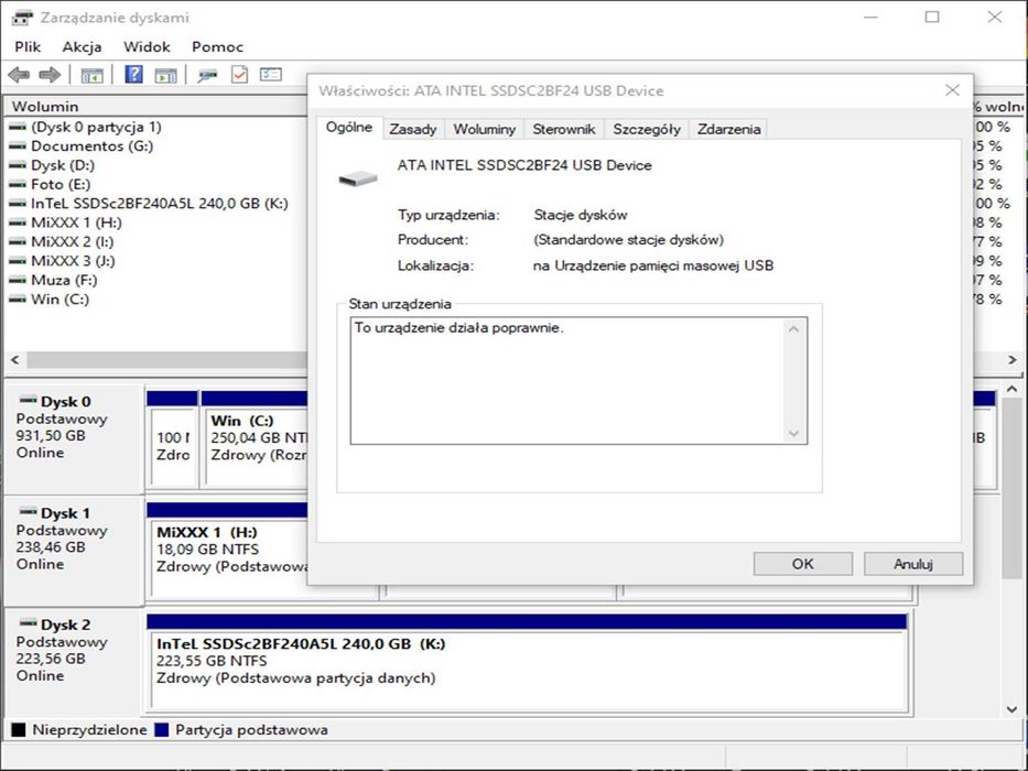 SSD 240GB InTeL  PRo