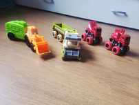 Kombajn do rozkręcania, koparka Play-doh, dzwig Monster Truck komplet.
