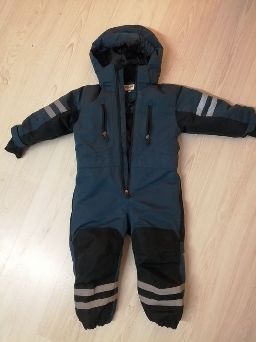Kombinezon zimowy chlopiecy, ocieplany, wzmacniany z odblaskami 104