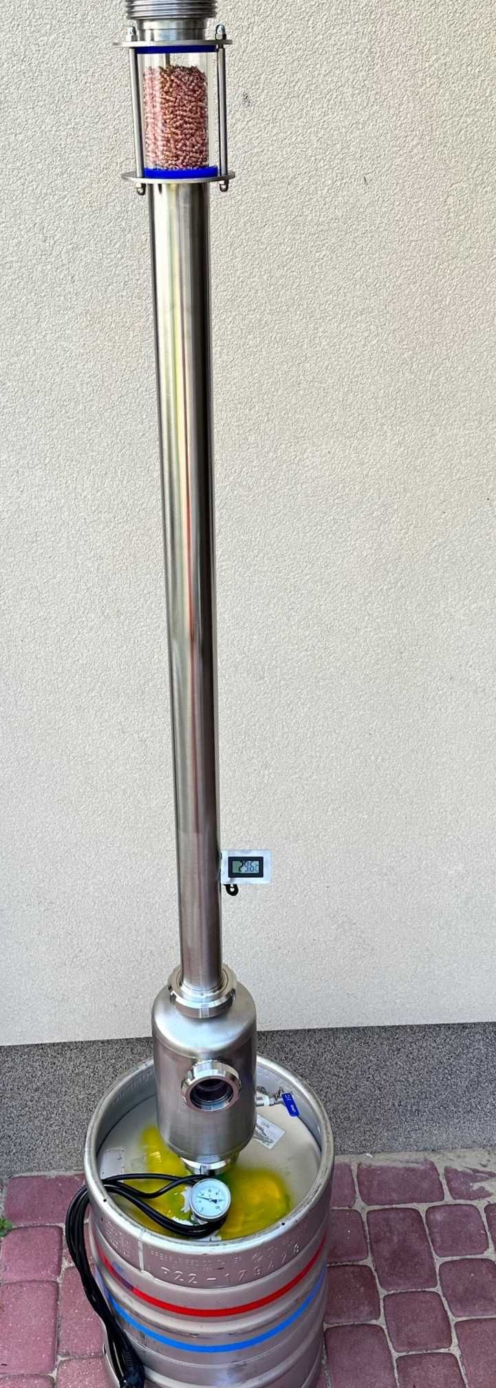 Destylator z Buforem wzmacniającym Aabratek abratek keg 50L wziernik