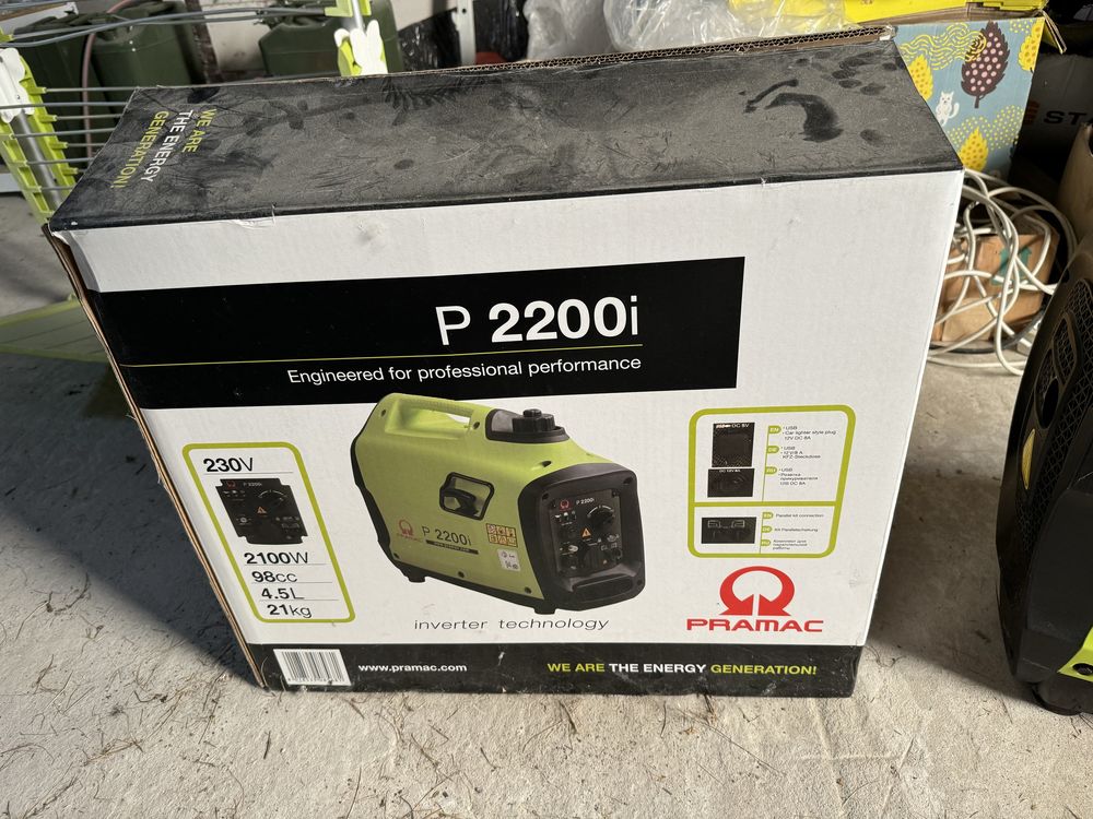 Pramac p2200i інверторний генератор