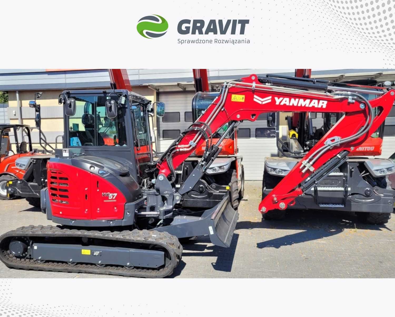Koparka Yanmar ViO57-6B (6 ton) od Autoryzowanego Dealera - GRAVIT