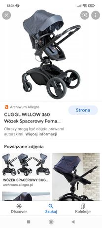 Zamienię bądź sprzedam wózek cuggy willow 360°