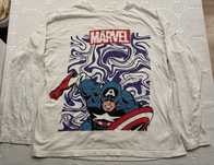 Koszulka Primark Marvel Kapitan Ameryka M z długim rękawem