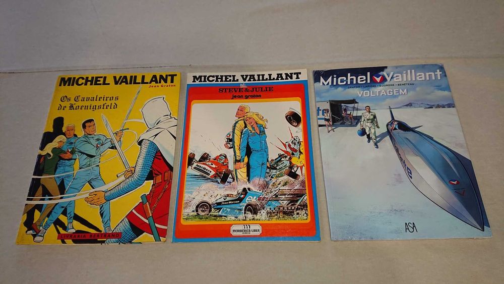 Michel Vaillant - 7 Livros BD  (Ler descrição)