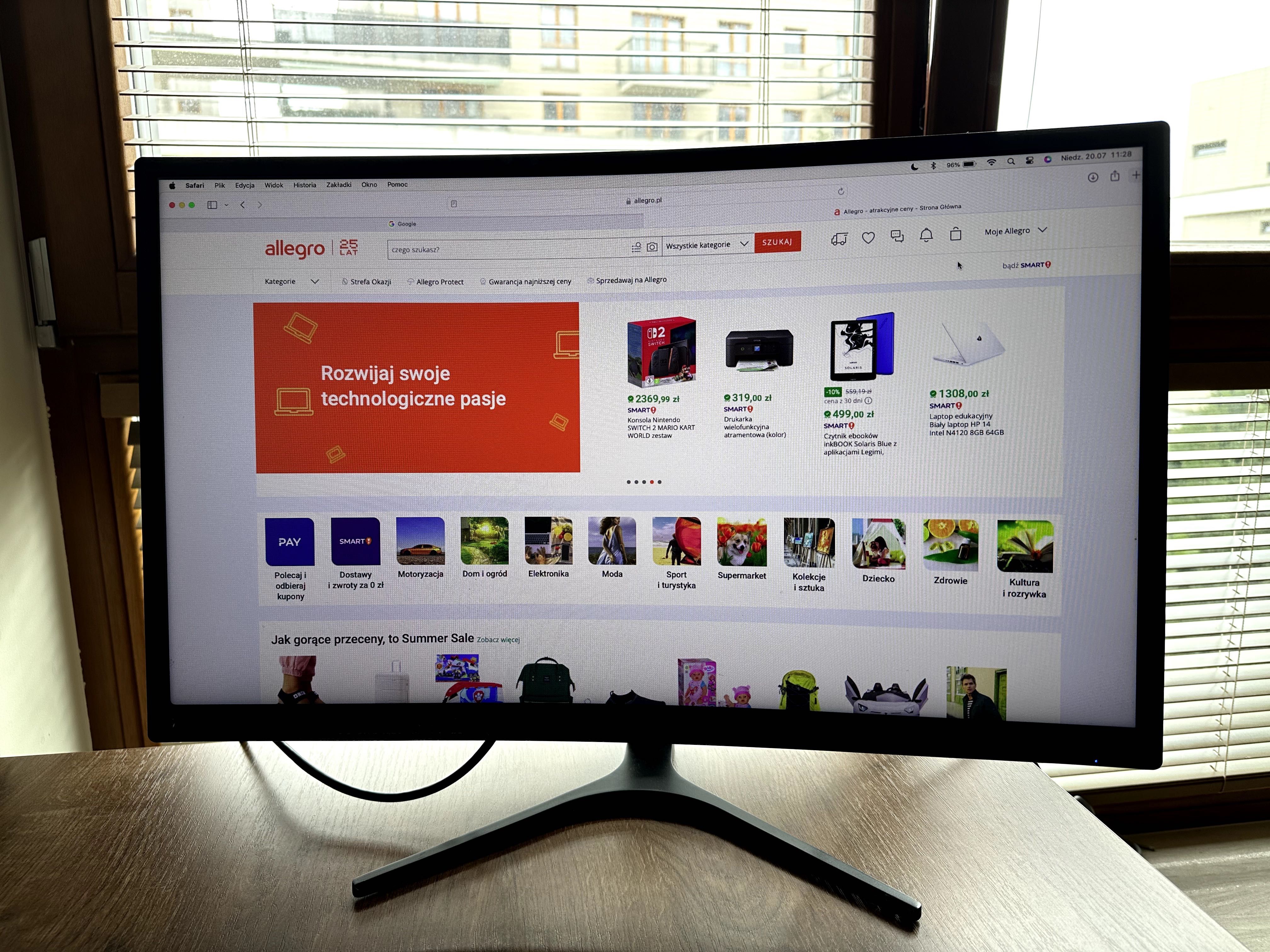 Monitor MSI Optix G241VC (+ kabel HDMI) zakrzywiony
