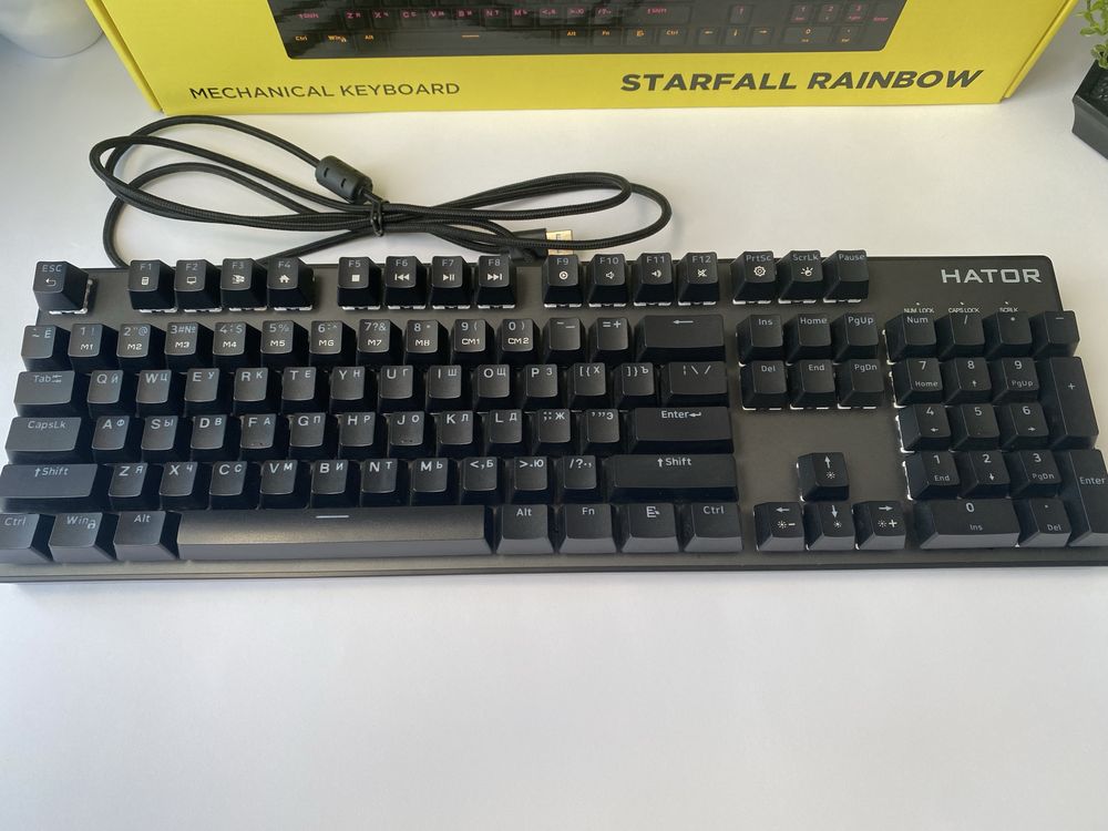 Ігрова клавіатура Hator Starfall Rainbow