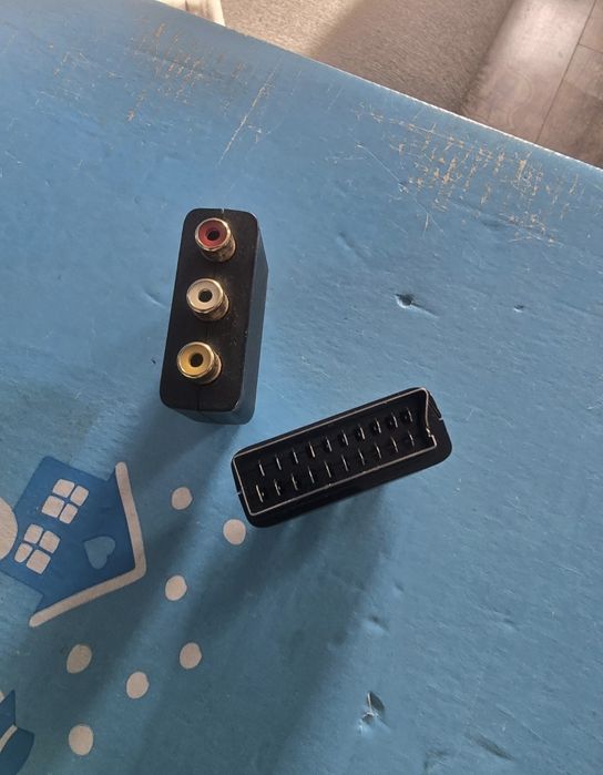 Przejściówka hdmi smart scart AV czincza audio xbox 360 kostka adapter