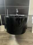 Czarny bidet bez bateri