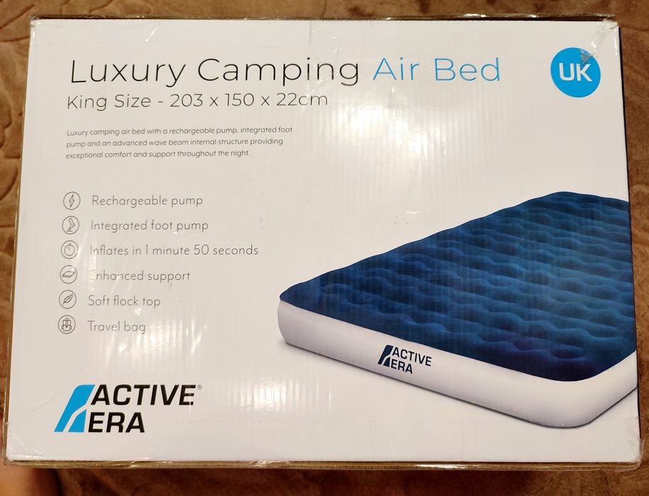 Materac dwuosobowy kempingowy