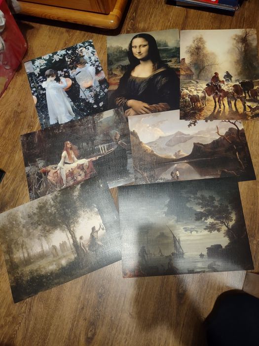 25 sztuk Dzieła Mistrzów Kolekcja Światowego Malarstwa