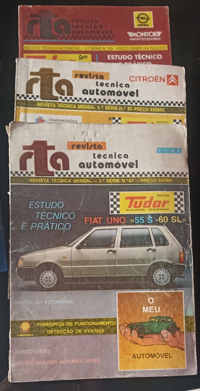 Manuais de utilizador e Rta