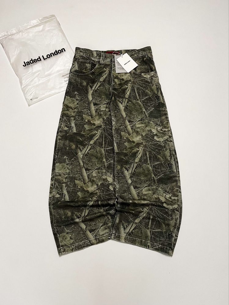 Jaded London Woodland Camo Colossus Baggy Jeans original