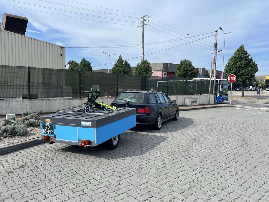 Atrelado tenda T2+1 Vintage 1980