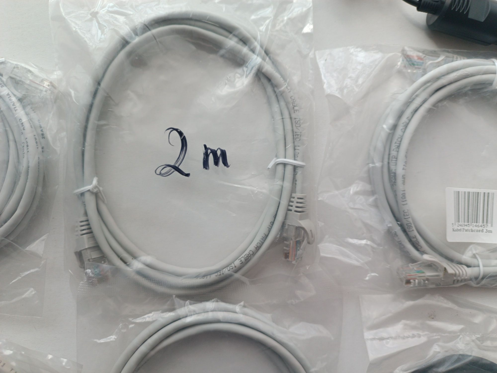 Kable sieciowe LAN i USB