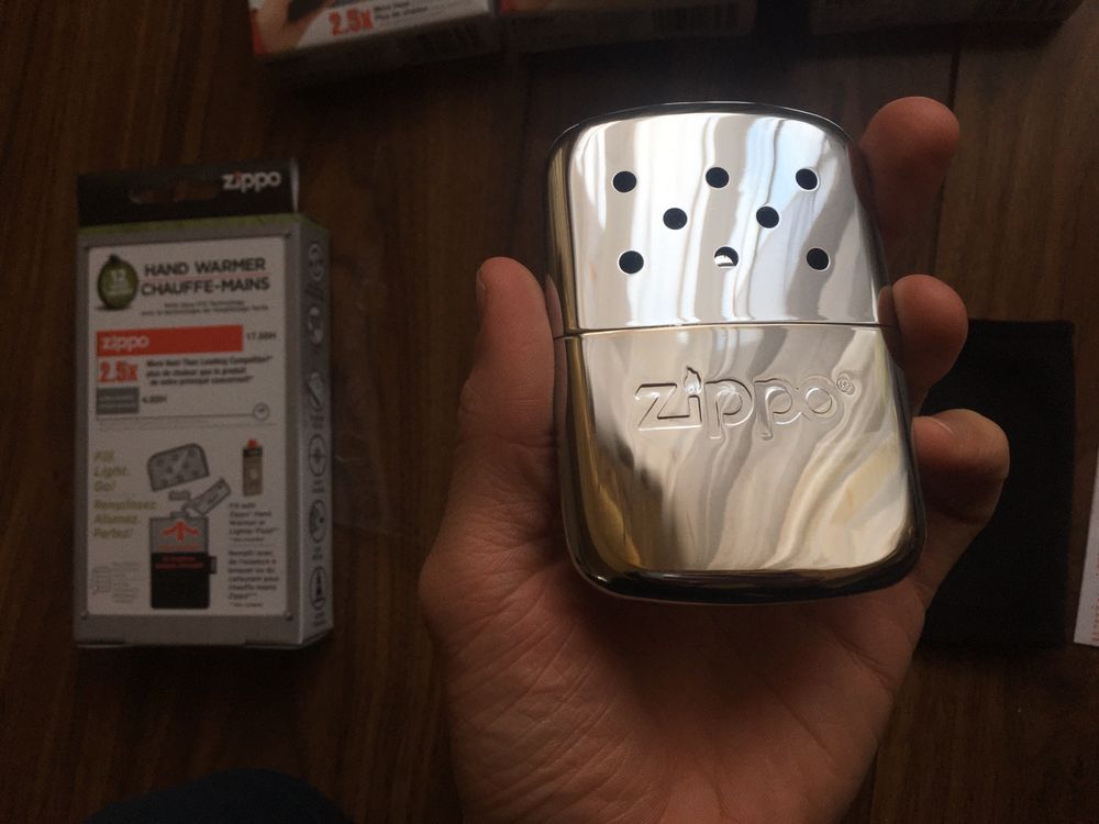 Грелка для рук Zippo Hand Warmer 12 Hours каталитическая, Silver