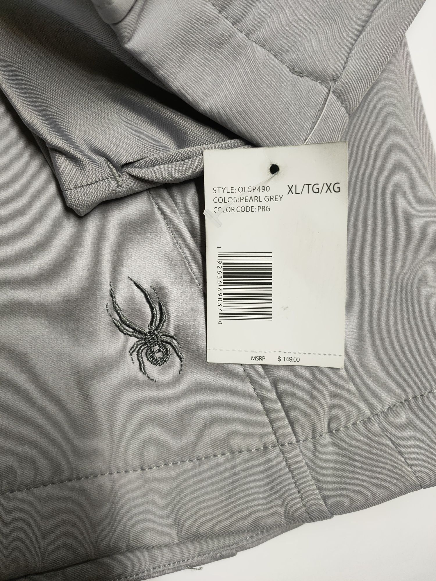 Kurtka Spyder Softshell damska szara długa r. XL