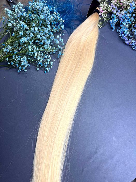 Włosy naturalne PREMIUM 70cm blond