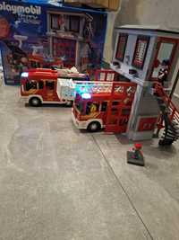 Zestaw Playmobil straż pożarna 9052 city action + wóz strażacki z drab