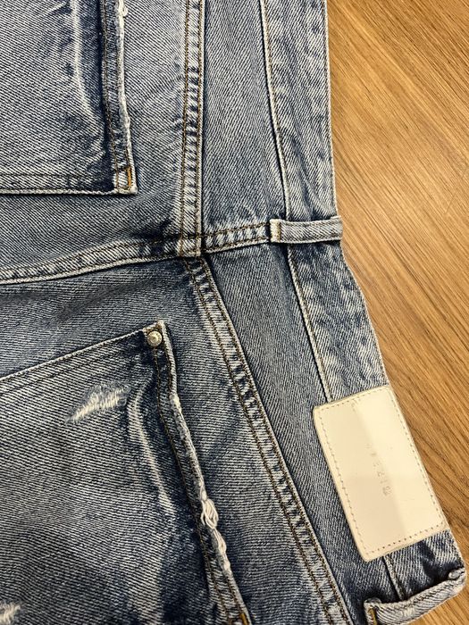 Spodenki z dlugą nogawką - jeansowe S