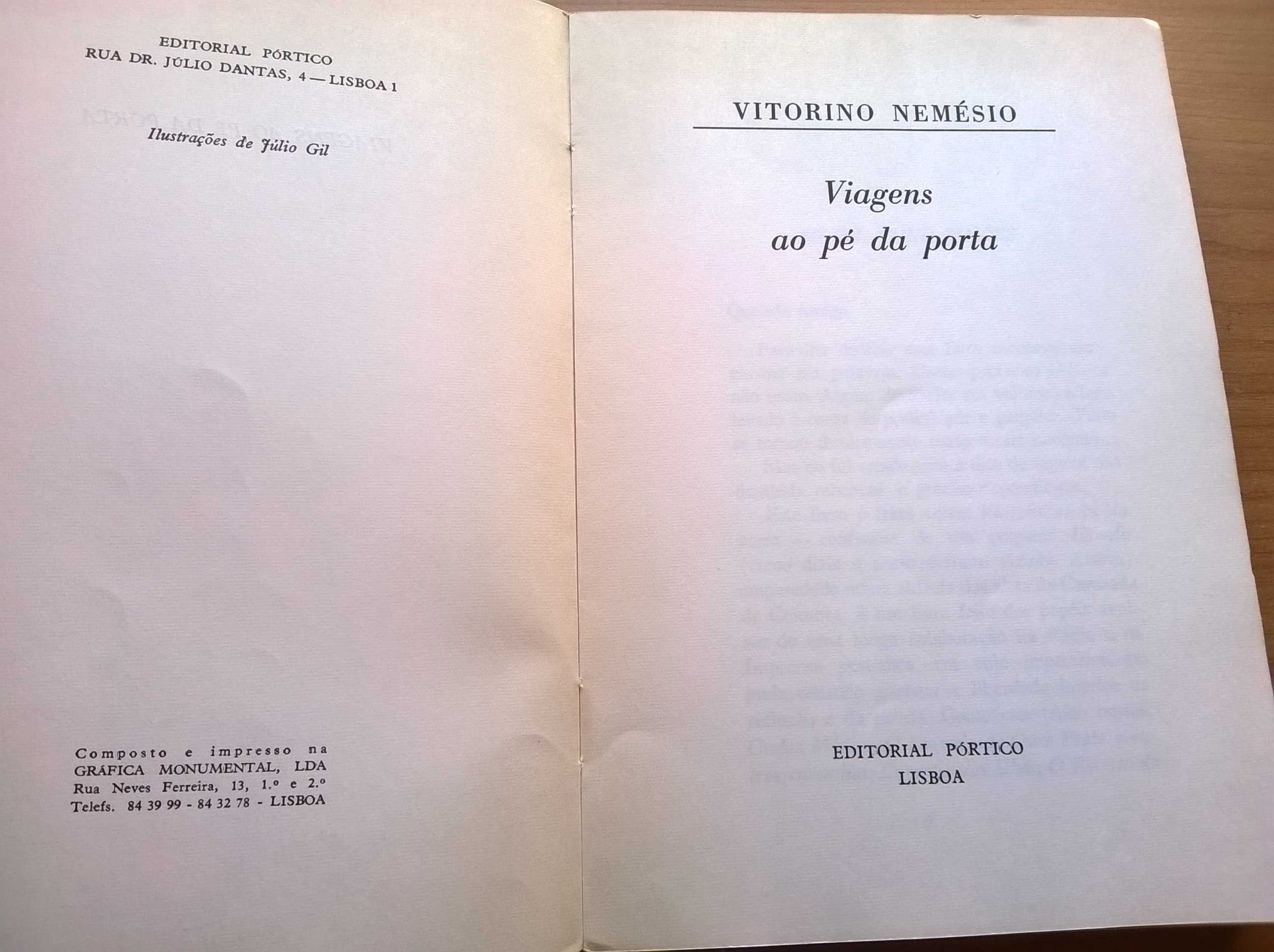 Viagens ao Pé da Porta - Vitorino Nemésio (portes grátis)