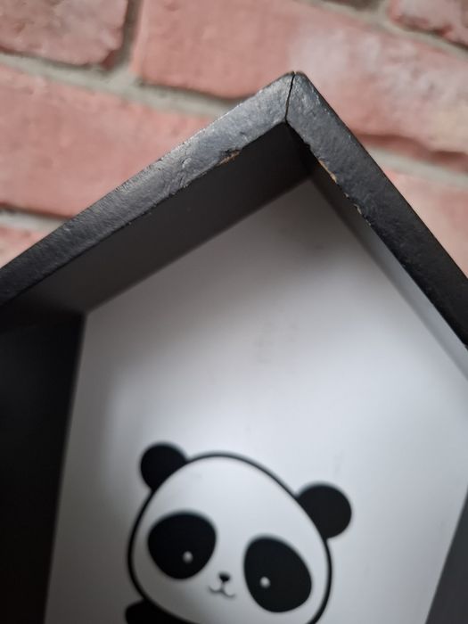 Zestaw półek domków panda miś