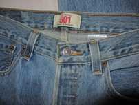 Оригинальные мужские джинсы LEVIS Original 501, размера W32  L34