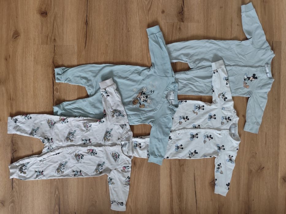 4 śpioszki H&M r. 68